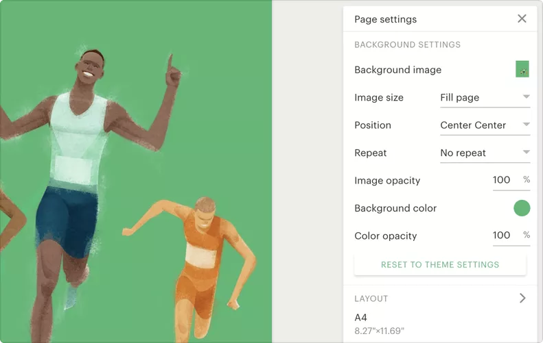 Selected image preview