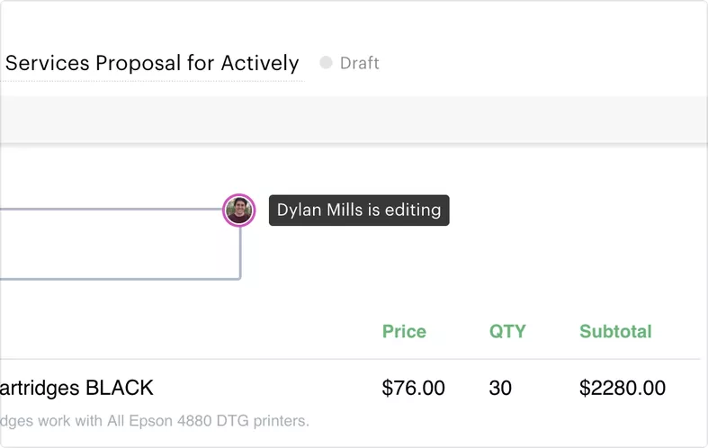 Selected image preview